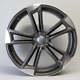 21x9 Ttrs Split Rotor Style Alloy Wheels Gunmetal Machined Set Of 4