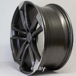 21x9 TTRS Split Rotor Style Alloy Wheels Gunmetal Machined set of 4