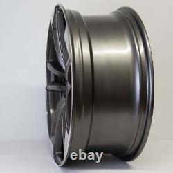 21x9 TTRS Split Rotor Style Alloy Wheels Gunmetal Machined set of 4