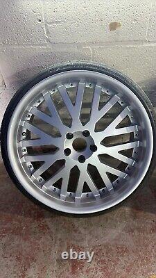 22 5x120 Khan style Alloy Wheels BMW 5 6 7 Series, VW Transporter T5 T6
