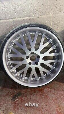 22 5x120 Khan style Alloy Wheels BMW 5 6 7 Series, VW Transporter T5 T6