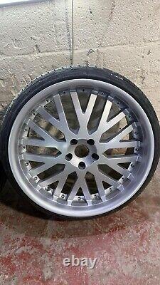 22 5x120 Khan style Alloy Wheels BMW 5 6 7 Series, VW Transporter T5 T6
