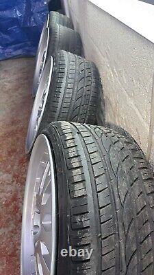 22 5x120 Khan style Alloy Wheels BMW 5 6 7 Series, VW Transporter T5 T6
