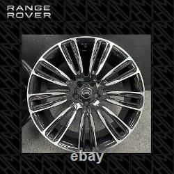 22 9012 Style Diamond Cut Alloy Wheels Range Rover Sport L494 2013-2022