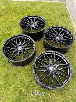 22' BMW G05 X5 X6 M Style Alloy Wheels Gloss Black Staggered Rims