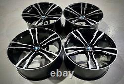 22 BMW Style Alloy Wheels Black / Diamond Cut Non OEM