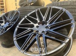 22 Black Land Rover Defender L663 Urban Style Alloy Wheels EL33 EVOQUE & TYRES