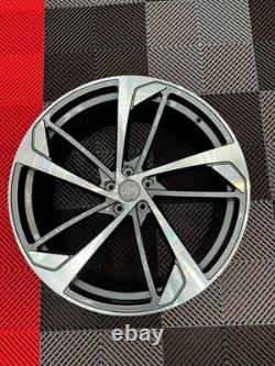 22 Brand New Audi Trapezoid Style Alloy Wheels 5x112 Audi Q7 Sq7 Q5 Rs5