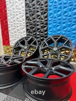 22 Brand New Range Rover Defender Vogue 227 Style Alloy Wheels 5x120 Satin Blac