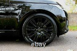 22 Inch 9 Split Spoke 9007 Style Range Rover Velar New Alloy Wheels & Tyres