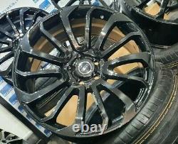 22'' Inch Turbine 7007 Style Fits Range Rover Sport Vogue Alloy Wheels & Tyres