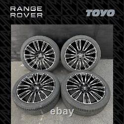 22 Land Rover 9012 Style Alloy Wheels 275/40r22 New Toyo Tyres Sport Vogue