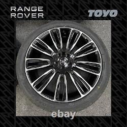 22 Land Rover 9012 Style Alloy Wheels 275/40r22 New Toyo Tyres Sport Vogue