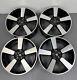 22 Land Rover Defender Style Alloy Wheels 5098 Diamond Cut Gloss Black 111