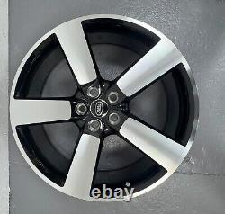 22 Land Rover Defender Style Alloy Wheels 5098 Diamond Cut Gloss Black 111