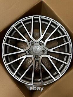 22 Porsche Pisa Style Alloy Wheels Cayenne Q7 Touareg New Cayenne x4 ET48