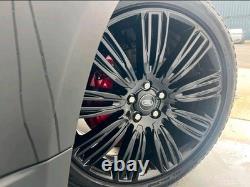 22 RANGE ROVER 9012 STYLE ALLOY WHEELS GLOSS BLACK RANGE ROVER SPORT/VOGUE x4
