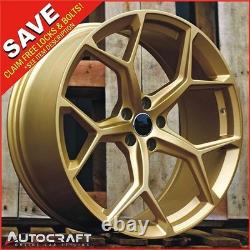 22 RS6 F SG STYLE ALLOY WHEELS X4 TYRES Fits AUDI A7 A8 Q5 Q7 E-TRON