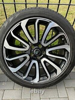 22'' Range Rover Genuine Alloy Wheels Turbine 7 style Sport Wheels and Tyres X5