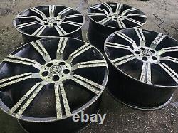 22 Ranger Rover Stormer Style Alloy Wheels 5x120 10j Et45 Vw T5