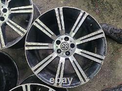 22 Ranger Rover Stormer Style Alloy Wheels 5x120 10j Et45 Vw T5