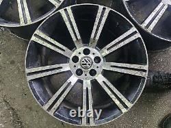 22 Ranger Rover Stormer Style Alloy Wheels 5x120 10j Et45 Vw T5