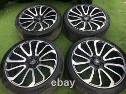 22 Rangerover Turbine Style Alloy Wheels Vogue Discovery 5 X 120 L494 Etc