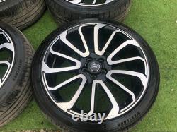 22 Rangerover Turbine Style Alloy Wheels Vogue Discovery 5 X 120 L494 Etc