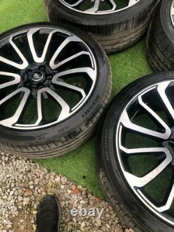 22 Rangerover Turbine Style Alloy Wheels Vogue Discovery 5 X 120 L494 Etc