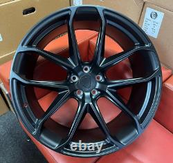 22 Turbo Gt Style Alloy Wheels To Fit Porsche Cayenne Panamera Black