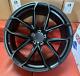 22 Turbo Gt Style Alloy Wheels To Fit Porsche Cayenne Satin Black