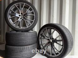 22 Vorsprung Style Alloy Wheels Audi Set of 4 SQ7 Q7 Q8 Sport Reps 285/35