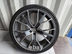 22 Vorsprung Style Alloy Wheels Audi Set of 4 SQ7 Q7 Q8 Sport Reps 285/35