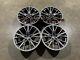 22 X4 Rs6 Performance Style Alloy Wheels Gun Metal Machined Audi Q7 Sq7 5x112