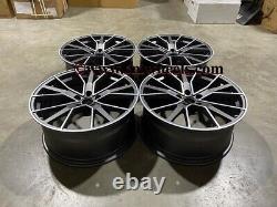 22 X4 RS6 Performance Style Alloy Wheels Gun Metal Machined Audi Q7 SQ7 5x112