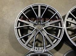 22 X4 RS6 Performance Style Alloy Wheels Gun Metal Machined Audi Q7 SQ7 5x112