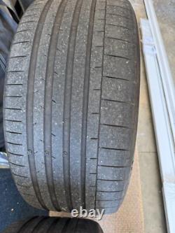 22 X 10.5j Audi Rotor Style Alloy Wheels C/w Continental Contisilent 285/40x22