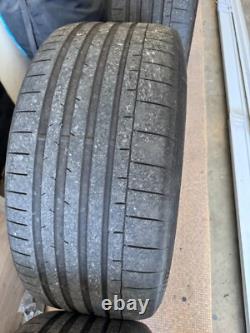 22 X 10.5j Audi Rotor Style Alloy Wheels C/w Continental Contisilent 285/40x22