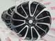 22 Inch Land /range Rover Turbine Style Black Polished Alloy Wheels X4brand New