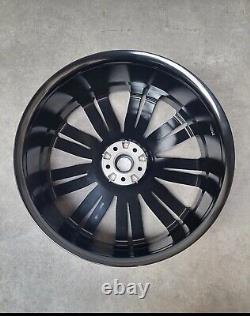 22 inch Range Rover Sport Style Alloy Wheels Gloss Black New x4