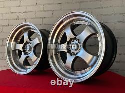 4X 18 5X100 5X112 Work Meister S1 style deep dish alloy wheels for Subaru VW