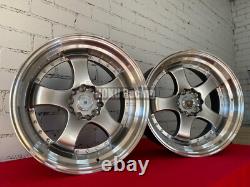 4X 18 5X100 5X112 Work Meister S1 style deep dish alloy wheels for Subaru VW