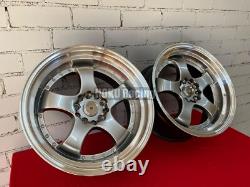 4X 18 5X100 5X112 Work Meister S1 style deep dish alloy wheels for Subaru VW