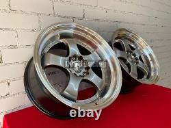 4X 18 5X100 5X112 Work Meister S1 style deep dish alloy wheels for Subaru VW