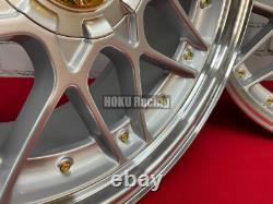 4X 18 5X120 HAXER HX025 RS style deep dish alloy wheels for BMW E36 E46 E90