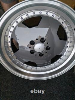 4X 18 AERO PERFORMA25 AMG style alloy wheels MONOBLOCK grey for Mercedes 5x112