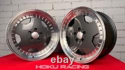 4X 18 AERO PERFORMA25 AMG style alloy wheels MONOBLOCK grey for Mercedes 5x112