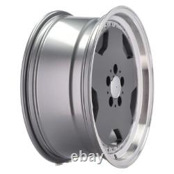4X 18 AERO PERFORMA25 AMG style alloy wheels MONOBLOCK grey for Mercedes 5x112