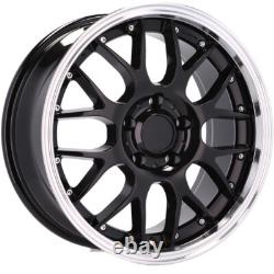 4X 18 RS-GT Style 5X120 old school deep dish alloy wheels for BMW E36 E46 E90