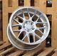4x 18 Rs-gt Style S 5x120 Old School Deep Dish Alloy Wheels For Bmw E36 E46 E90